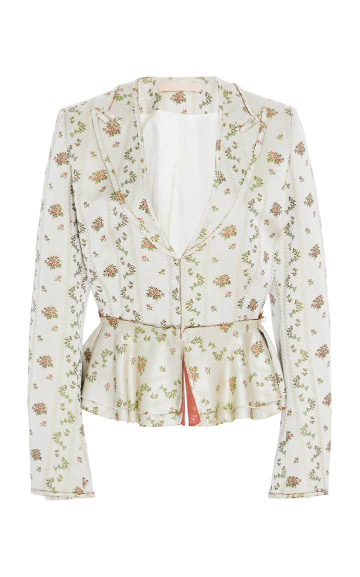 Brock Collection Orazio Floral Peplum Jacket