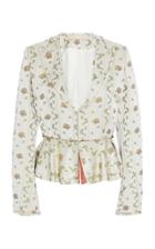 Brock Collection Orazio Floral Peplum Jacket