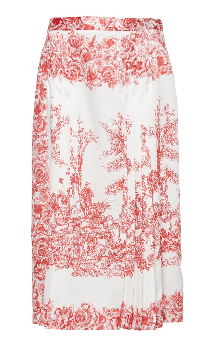 Dondup Pleated Toile Skirt