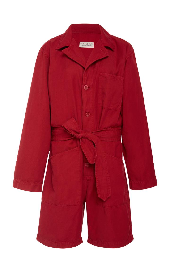 Nili Lotan Ariana Cotton Jumpsuit