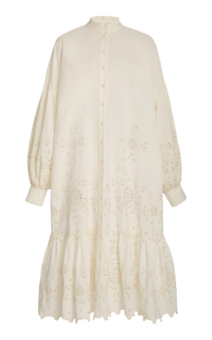 Moda Operandi Sea Fiona Puff Sleeve Shirt Dress