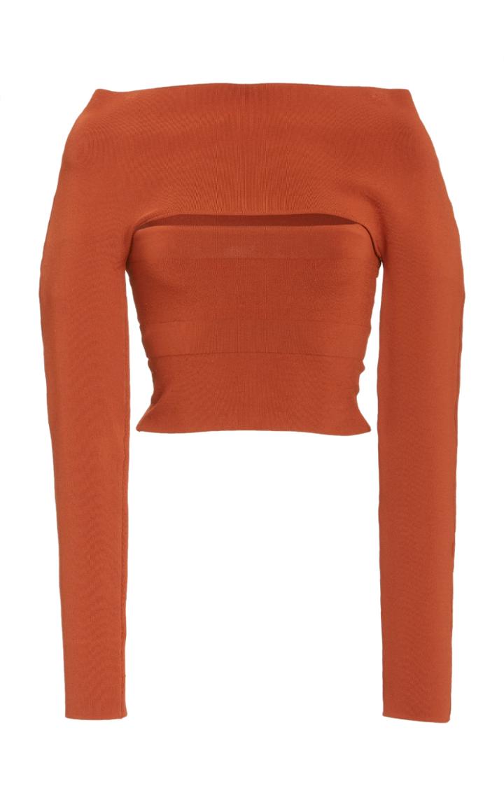 Dion Lee Off-the-shoulder Crepe Tube Top