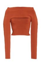 Dion Lee Off-the-shoulder Crepe Tube Top