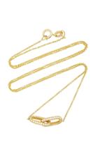 Moda Operandi Lizzie Mandler One-sided Pave Linked Necklace