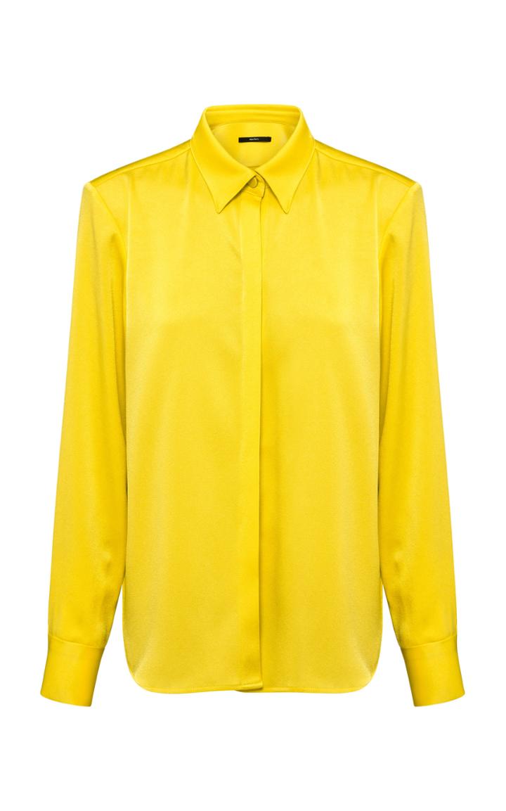 Moda Operandi Alex Perry Kristen Satin Crepe Shirt