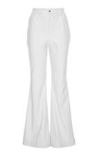 Situationist High-rise Flared Leather Pants