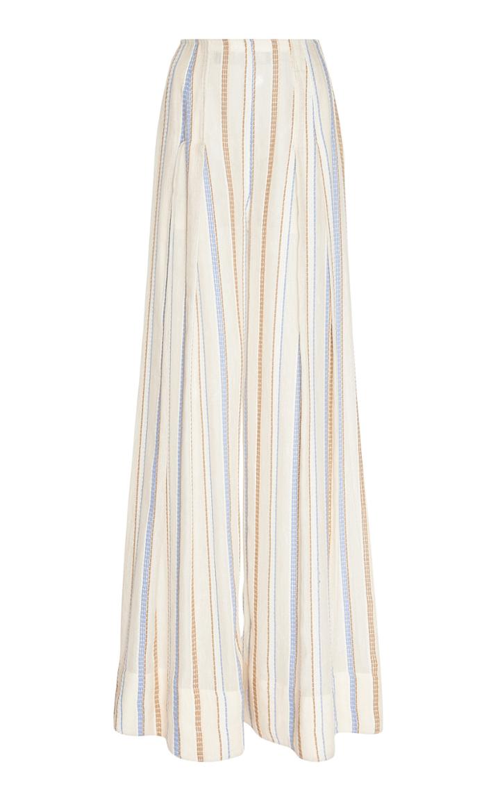 Jacquemus Arcello Wide-leg Cotton-and-linen Pants
