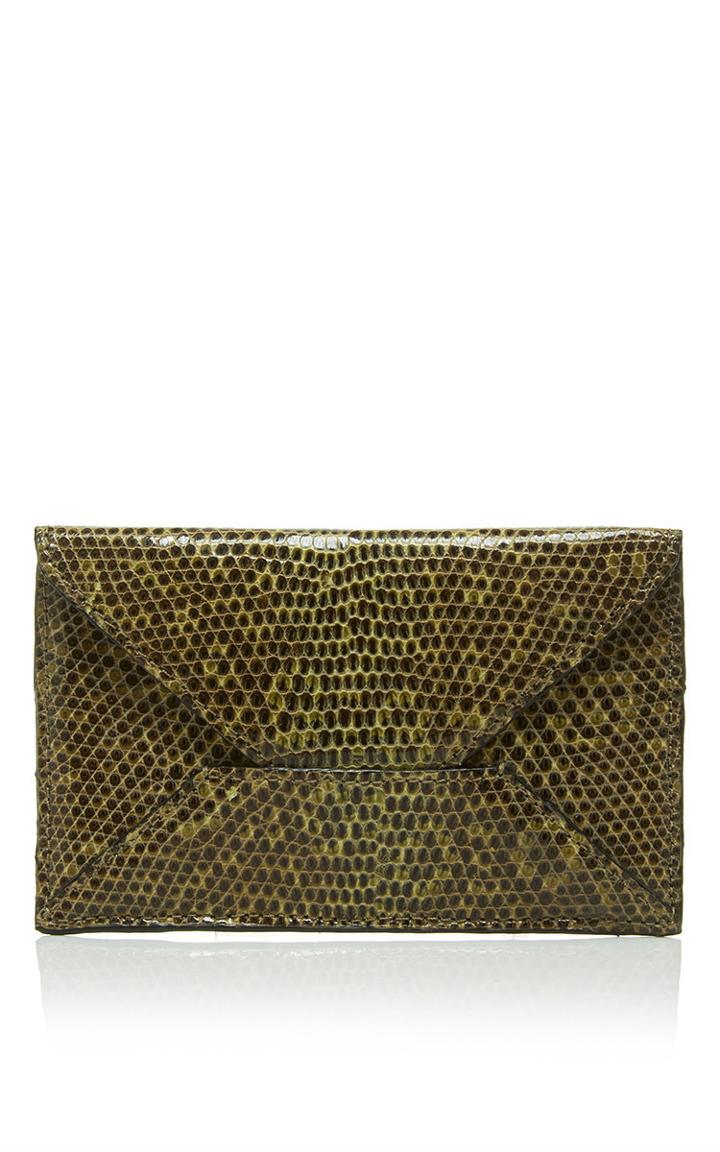 Metalskin Multicolored Mini Envelope Clutch