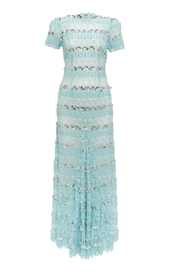 Ezgi Cinar Infinity Lace Long Dress