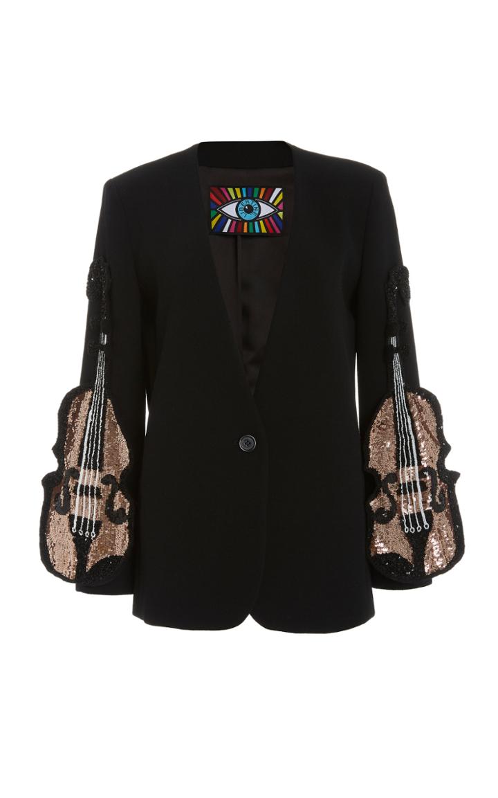 Moda Operandi Libertine Mozart Violin Sonata Stretch Wool Blazer