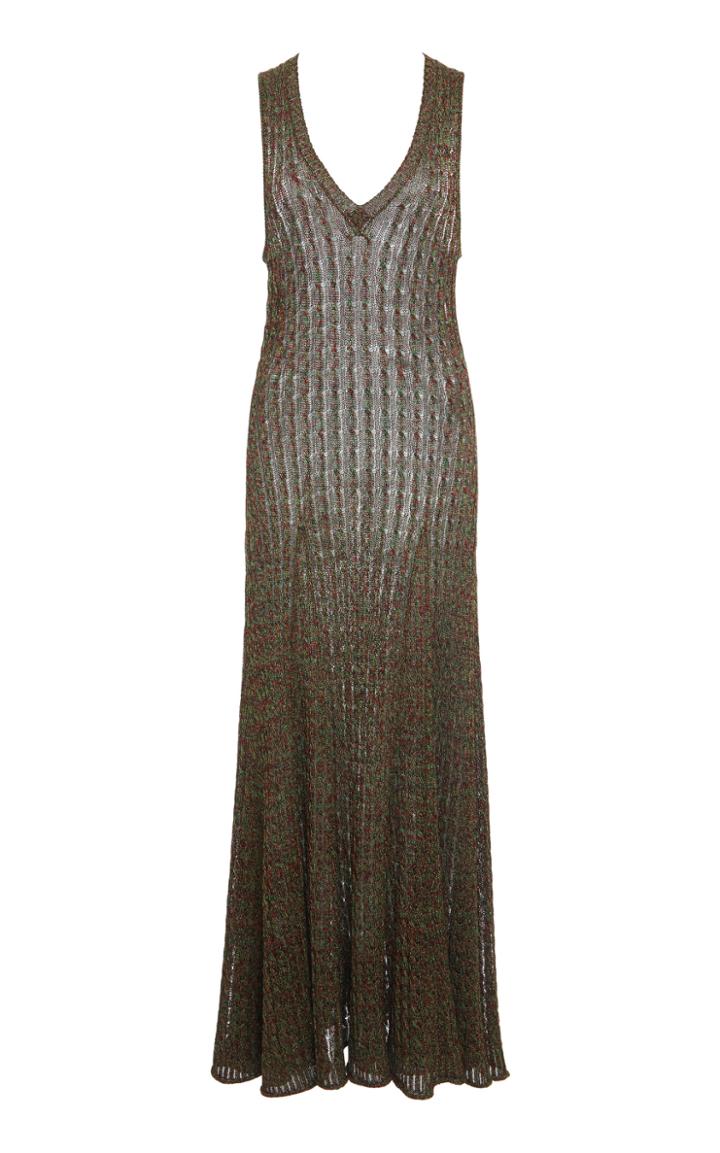 Moda Operandi Missoni V-neck Knit Dress Size: 38