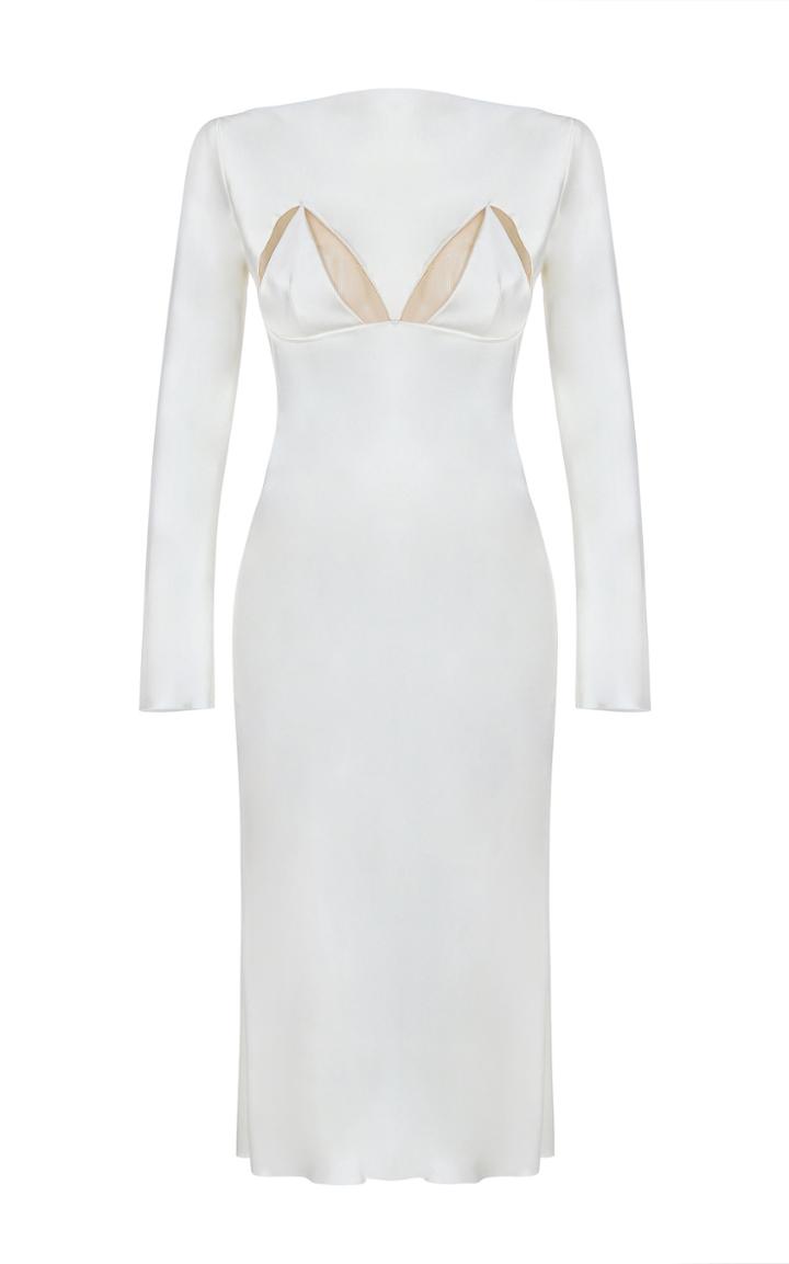 Bevza Bianca Cutout Dress