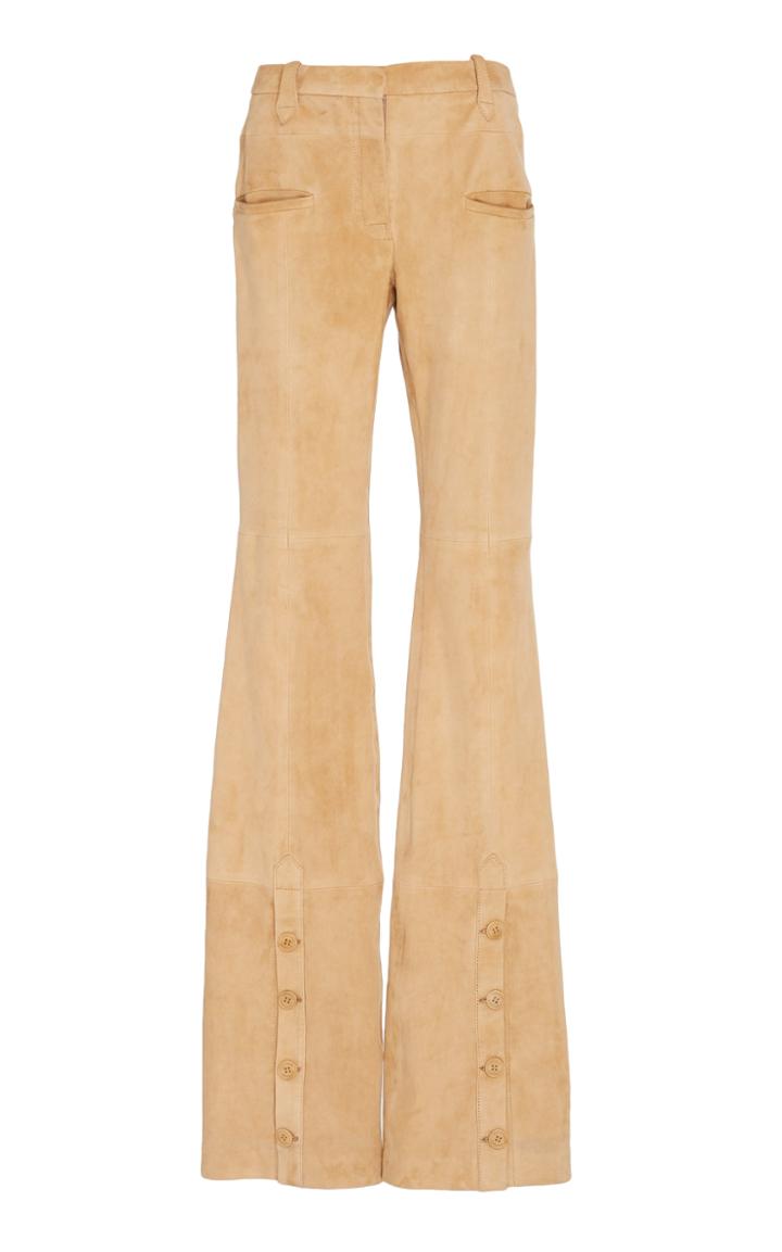 Altuzarra Ned Flared Suede Trouser