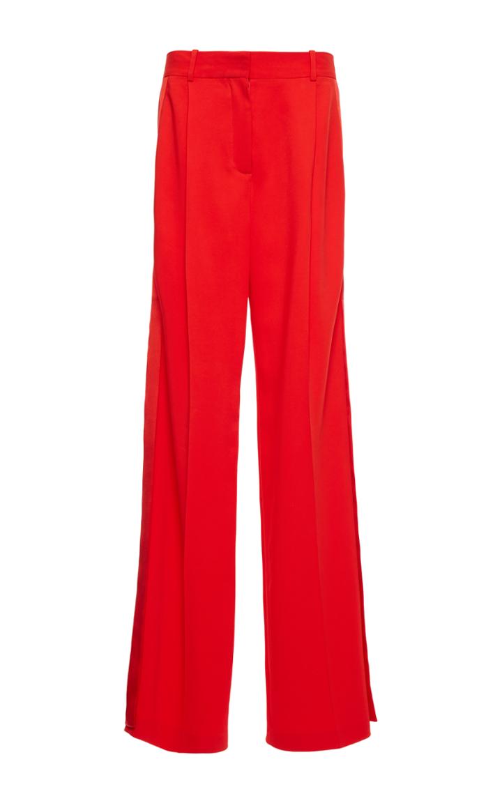 Givenchy Stretch Cady Wide Leg Trousers