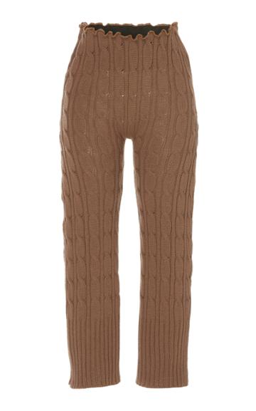 Peet Dullaert Cotton-blend Cable Knit Pants