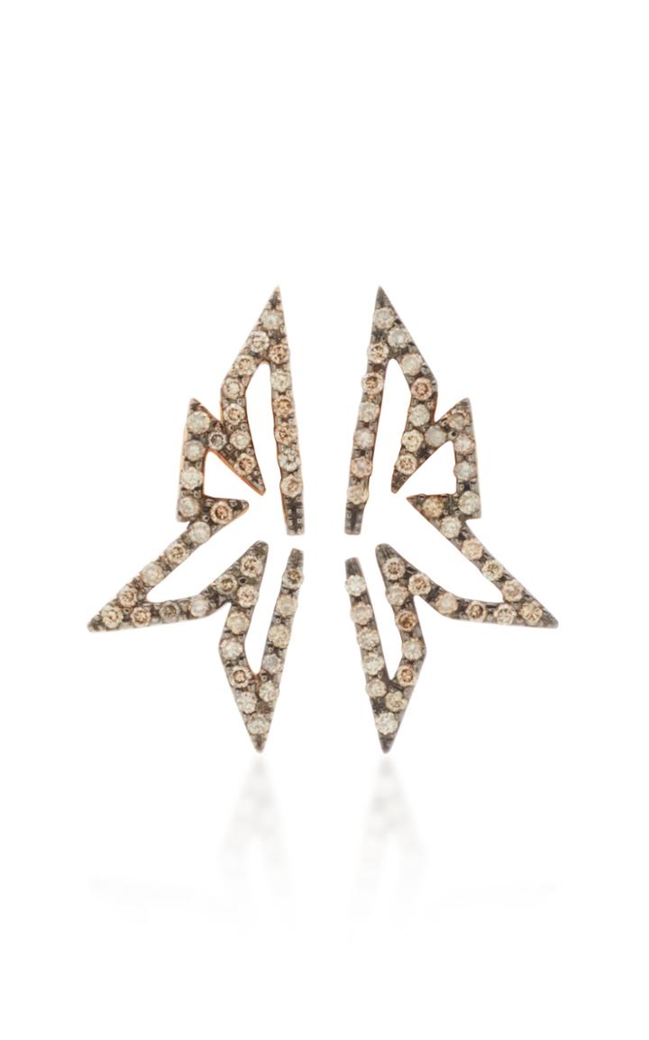 Kavant & Sharart 18k Gold Diamond Stud Earrings