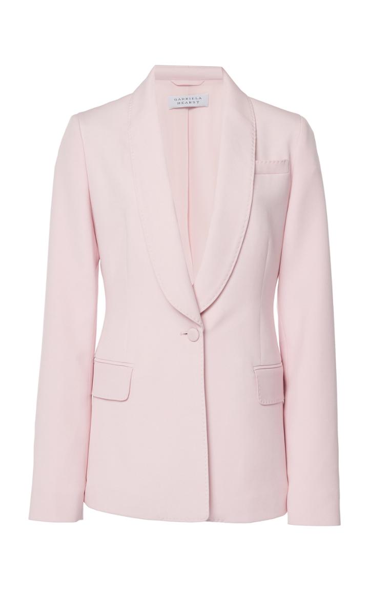 Gabriela Hearst Caligula Tailored Silk And Wool Blend Blazer