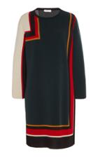 Rosetta Getty Border Jacquard Wool-blend Dress