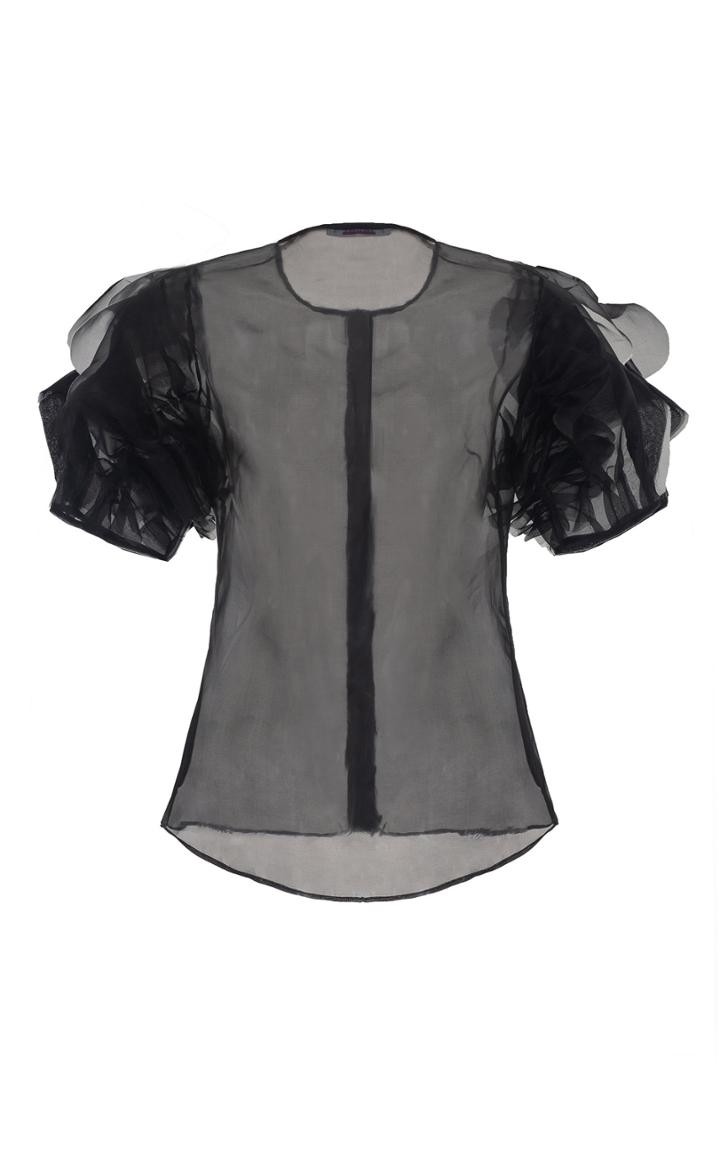 Moda Operandi Nevenka She Who Heals Ruffled Organza Top