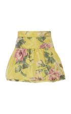 Marchesa Ruffle Taffeta Skirt