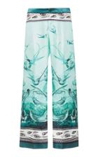 Moda Operandi For Restless Sleepers Ceo Printed Silk Cropped Pants Size: S