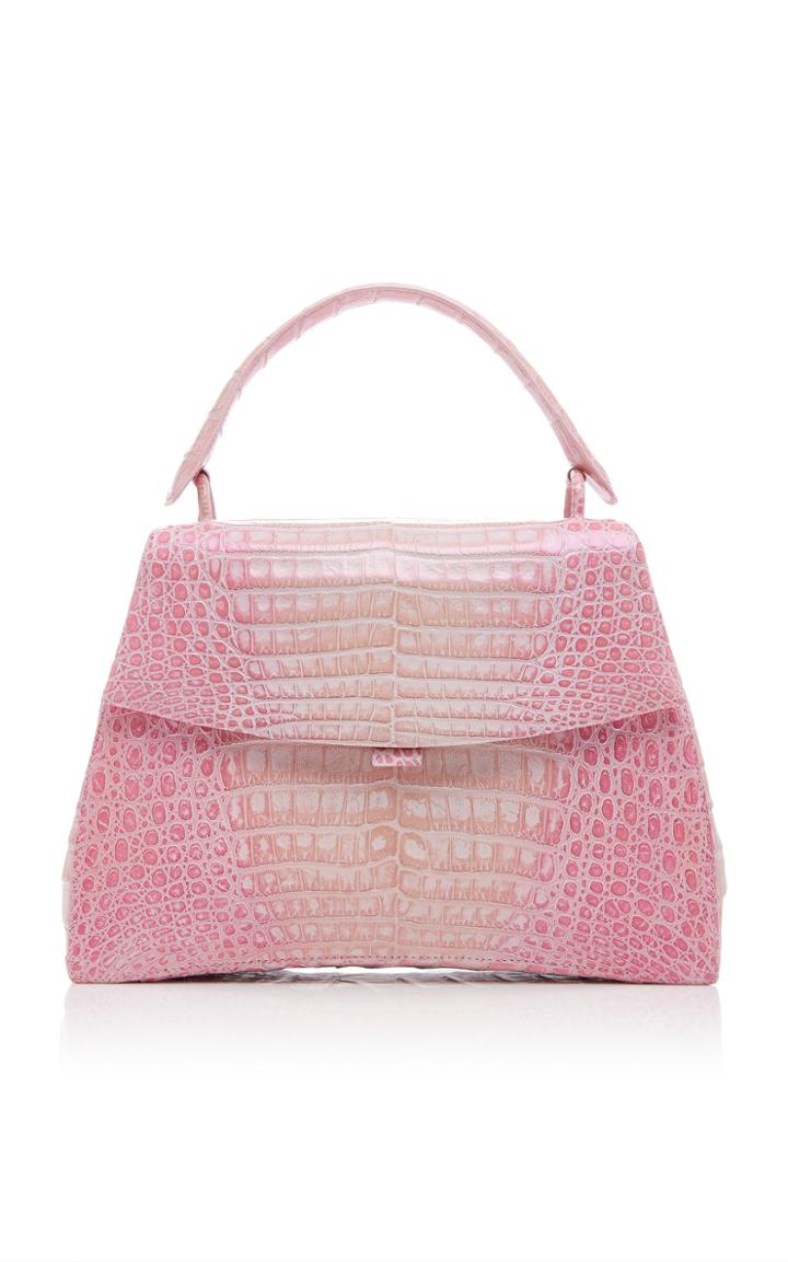 Nancy Gonzalez Large Gradient Crocodile Top Handle