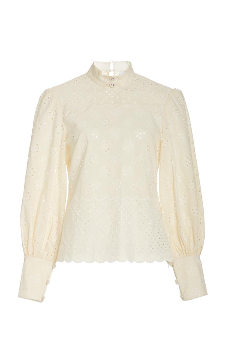Alice Mccall Finding Angels Cotton Mockneck Top