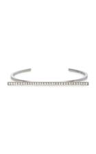 Jack Vartanian Black Rhodium And Diamonds Style Hoop Earrings