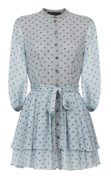 Ulyana Sergeenko Demi Couture Polka Dot Mini Dress