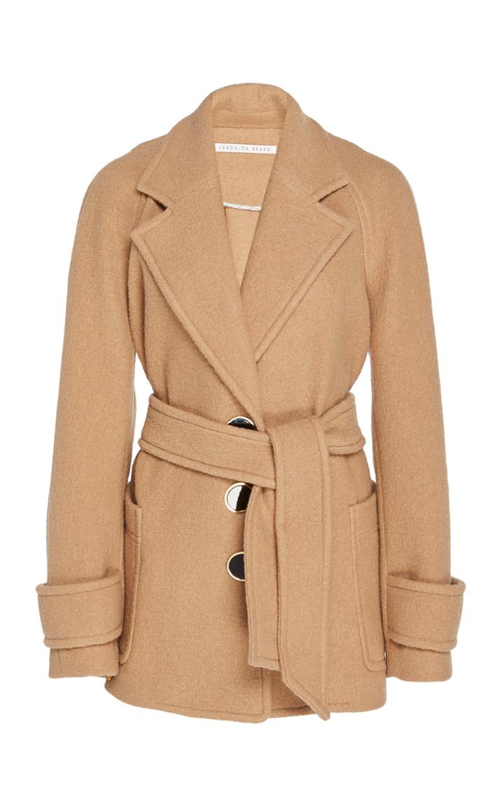 Veronica Beard Bjorn Belted Wool Coat