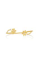 Amrapali Beach Naupaka Gold And Diamond Cuff