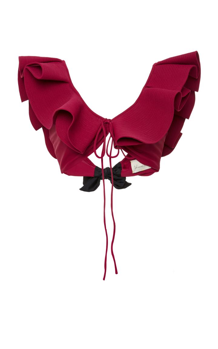 Johanna Ortiz M'o Exclusive Calypso Ruffled Bikini Top