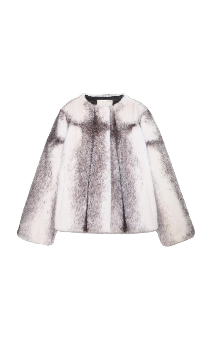 Pologeorgis The Bella Cross Fur Coat