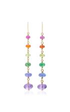 Mallary Marks Spun Sugar 18k Gold Multi-stone Earrings