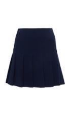 Moda Operandi Alessandra Rich Pleated Wool-crepe Mini Skirt