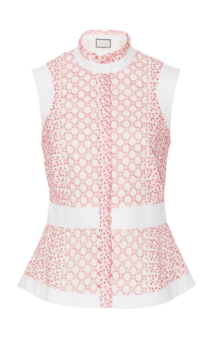 Alexis Anais Eyelet Ribbon Cotton Top