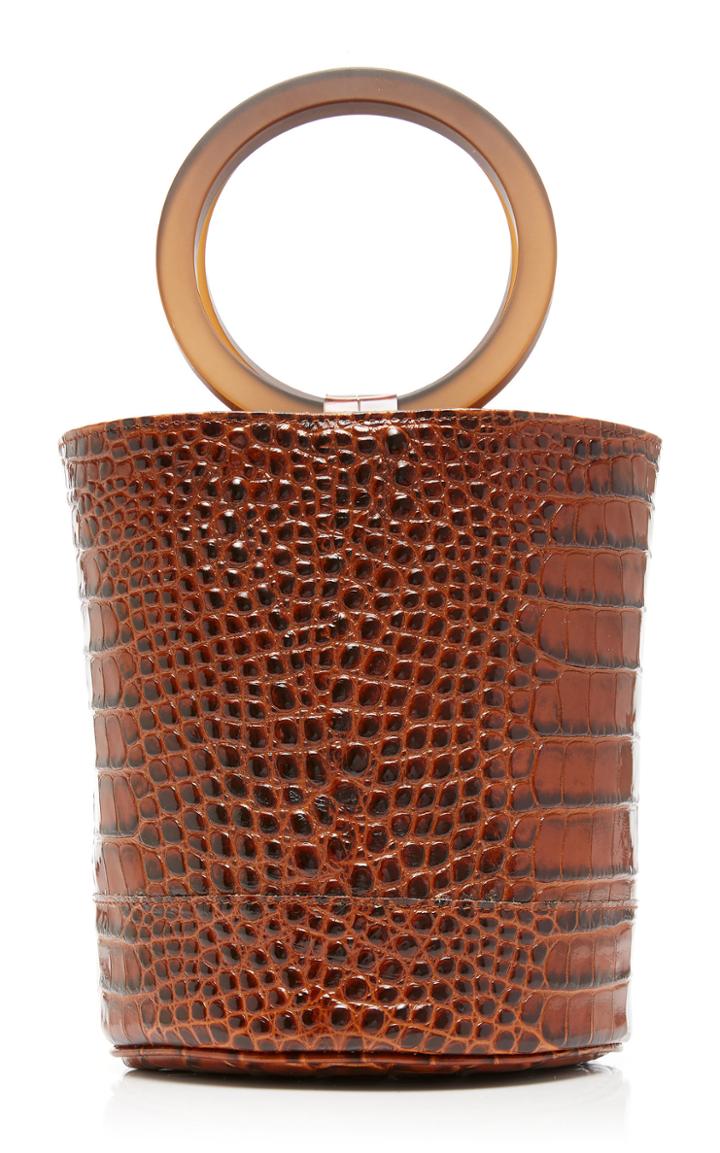 Moda Operandi Simon Miller S804 Bonsai 20 Croc-effect Top Handle