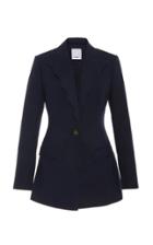 Acler Aslo Scallped Single-button Blazer Size: 4