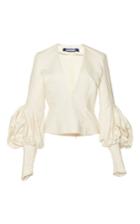 Jacquemus Structured Bishop Sleeve Blouse