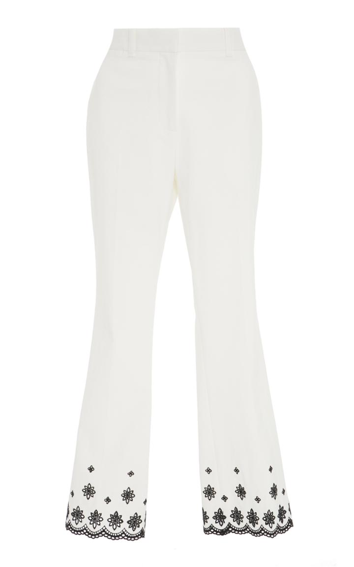 Paule Ka Embroidered Cropped Trouser
