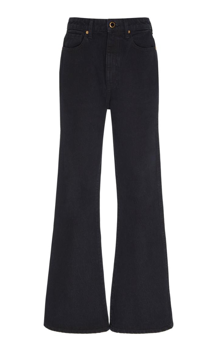 Moda Operandi Khaite Gabbie Rigid High-rise Flared Jeans Size: 27