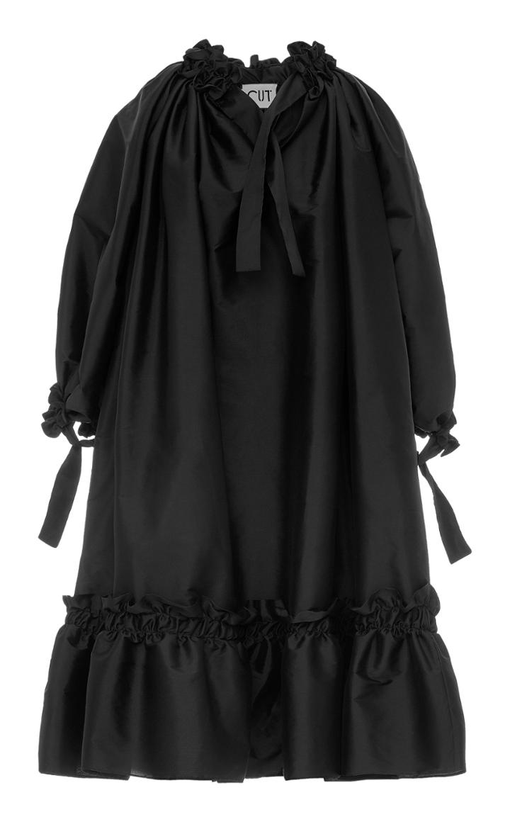 Studio Cut Ruffled Taffeta Dress