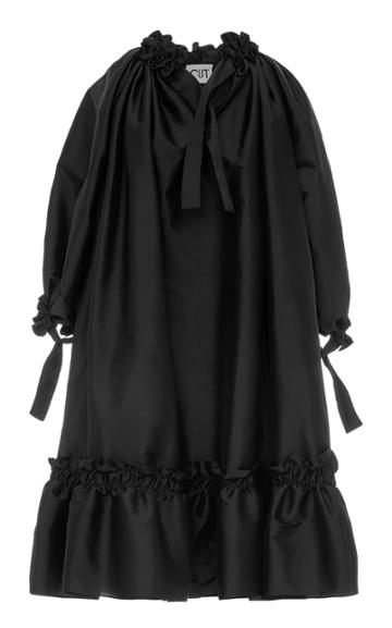 Studio Cut Ruffled Taffeta Dress