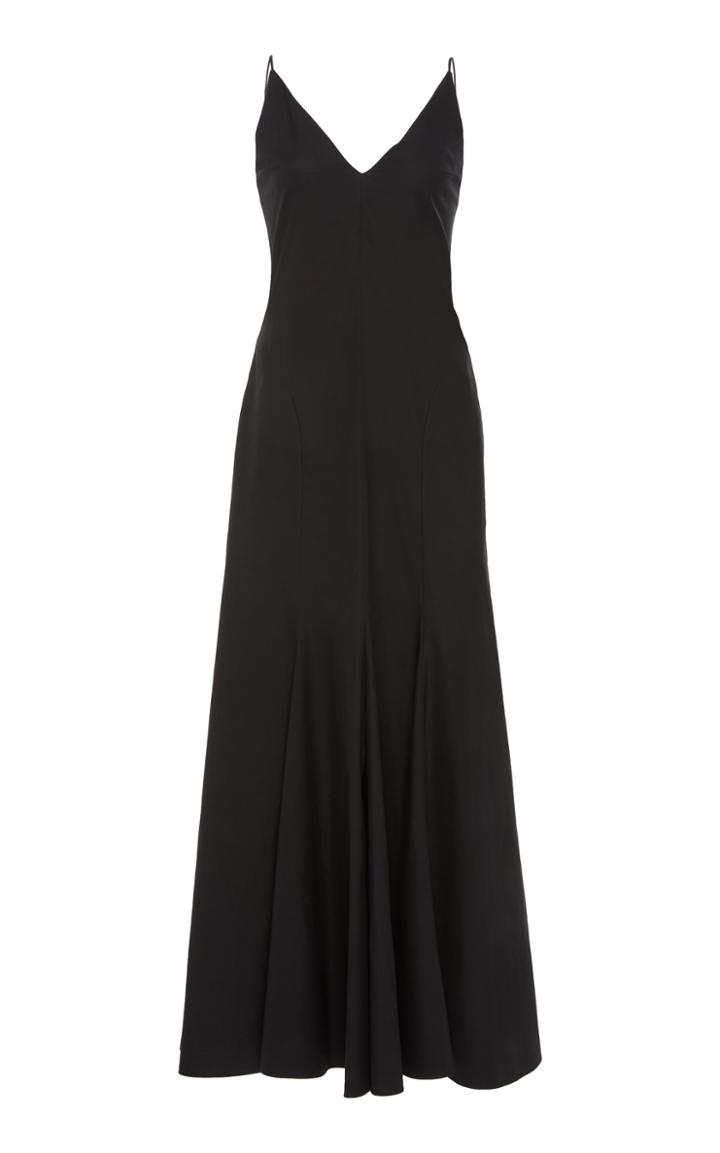 Khaite Blair Tie-back Cotton Dress