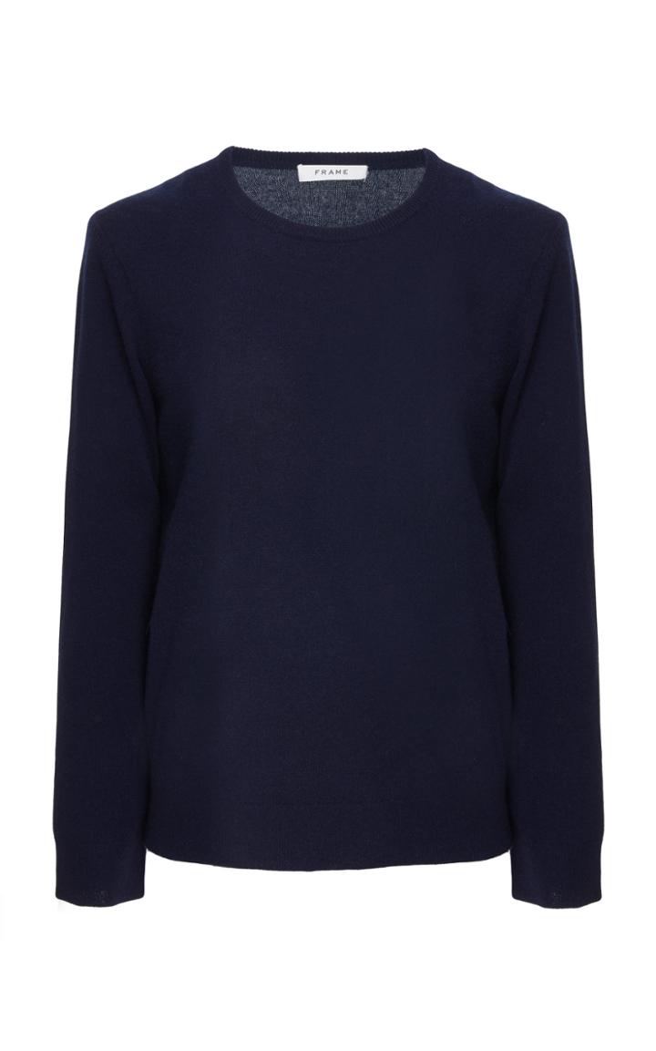 Frame Denim Crew Neck Wool Sweater