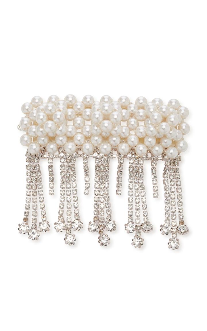 Shrimps Penelope Fringed Faux Pearl Barrette