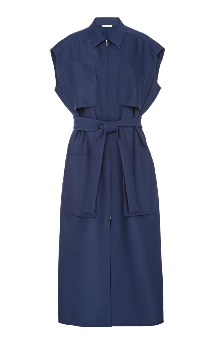 Moda Operandi The Row Jaan Paneled Wool-blend Midi Dress Size: 2
