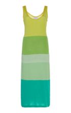 Moda Operandi Tuinch Color-blocked Silk-blend Knit Midi Dress Size: M