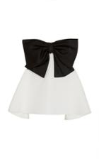 Elizabeth Kennedy M'o Exclusive Strapless Bow Top