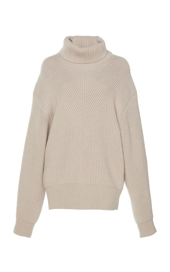 Cyclas Cashmere-blend Rib Knit Turtleneck
